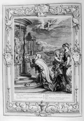 Oeneo, re di Calidone, è punito per la sua empietà, 1733
