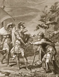 Fineo è liberato dalle Arpie da Calais e Zetes, 1731