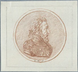 Ritratto di Re Enrico II di Francia, seconda metà del XVII secolo