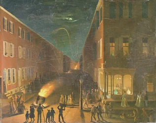 Falò della notte elettorale, 1864