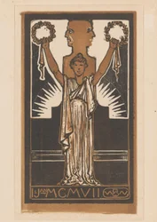 Donna in abito romano