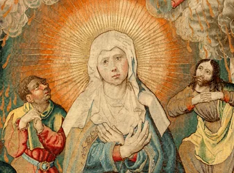 Arazzo fiammingo. Passione di Gesù (Pasión de Cristo o Pasión del Señor Pentecostés). Patrimonio Nazionale (Patrimonio Nacional), inv. 10005817.