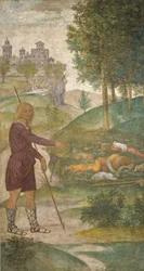 Cefalo e le ninfe, 1520-1522 circa (affresco)