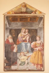 Madonna col Bambino, Sant
