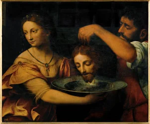 Salomè riceve la testa di San Giovanni Battista (dipinto su tela)