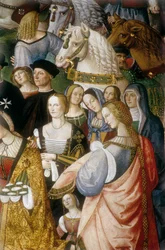 Enea Silvio Piccolomini presenta Eleonora del Portogallo all