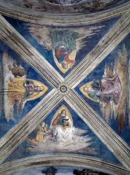 Storia di San Bernardino, gli evangelisti (Tetramorfo)