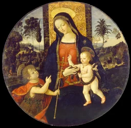 La Vergine e il Bambino con il piccolo San Giovanni Battista