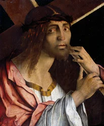 Cristo che porta la croce, di Bernardino di Bosio Zaganelli (ca 1460-ca 1510), Italia