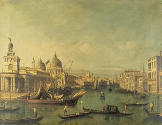 Ingresso del Canal Grande, Venezia (olio su tela)