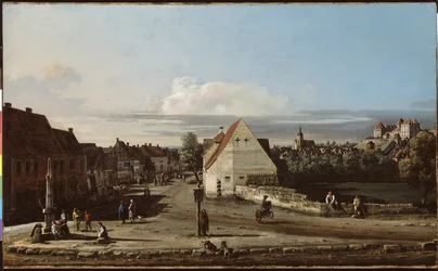 Veduta di Pirna con la fortezza di Sonnenstein, 1755-65