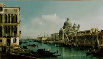 Vista sul Canal Grande: Santa Maria della Salute e la Dogana da Campo Santa Maria Zobenigo