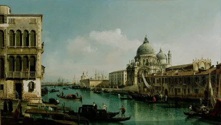 Veduta del Canal Grande e della Punta della Dogana, ca 1743