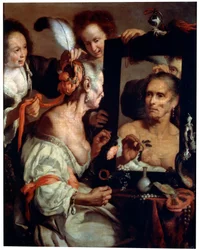 Vecchia civetta, vanitas, dopo il 1630