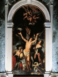 San Sebastiano curato dalle sante donne