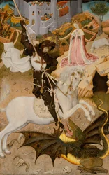 San Giorgio e il drago, 1434-35