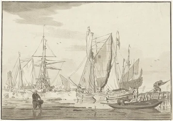 Scarico di navi ormeggiate