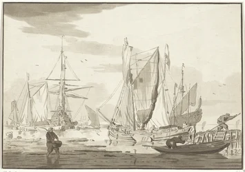 Scarico di navi ormeggiate