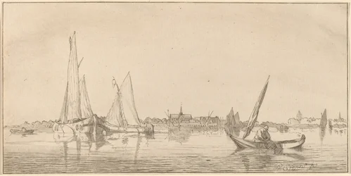 Fiume con Città, 1775