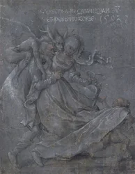 Coppia di amanti con il Diavolo e Cupido, 1503