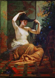 Donna giapponese (dipinto su tela)