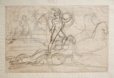 Achille insegue il corpo di Ettore sul suo carro. Paolo e Francesca(),