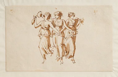 Tre baccanti danzanti