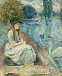 Francese: Jeanne Fourmanoir sur le lac
