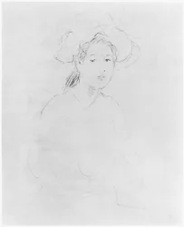 Testa di donna (Verso) 1893