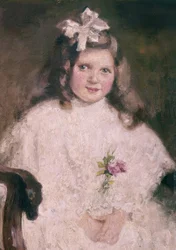 Ritratto di sua figlia – XIX secolo – Impressionismo francese