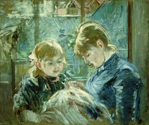 La lezione di cucito, 1884