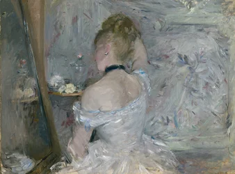 Donna alla sua toilette