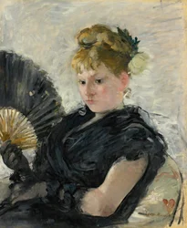 Donna con ventaglio, 1876