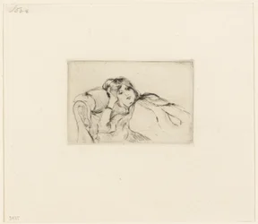 Giovane donna a riposo