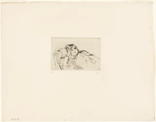 Giovane donna a riposo