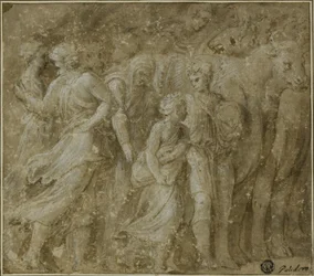 Processione di figure e buoi