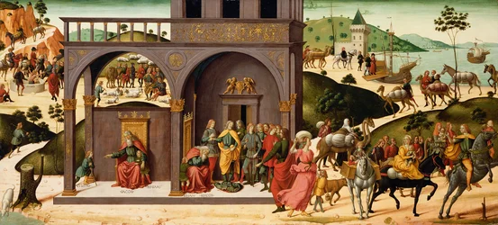 Storia di Giuseppe, 1485 circa (tempera e foglia d