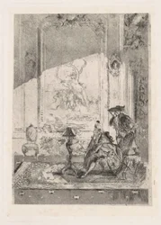 La lezione di violino, c. 1874