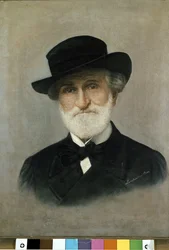 Giuseppe Verdi, dopo il 1899 (olio su tela)