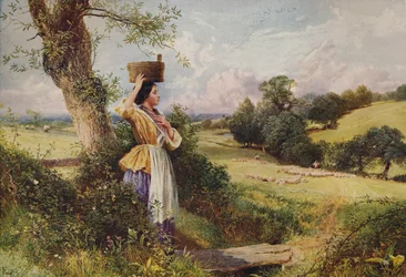 La lattaia, 1860, c. 1915