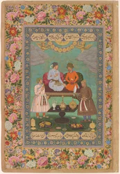 Jahangir intrattiene Shah Abbas dall