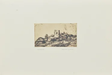 [Paesaggio con torre quadrata]