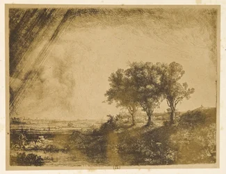 Il paesaggio dei tre alberi