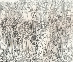 Matrimonio del re Luigi XII di Francia e Maria Tudor, XVI secolo, 1849