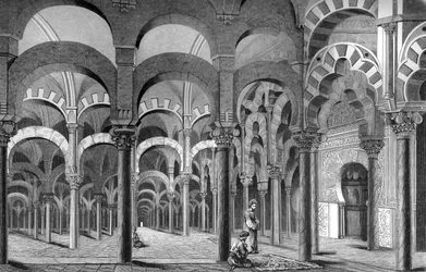 La Mezquita, Córdoba, Spagna, 1849