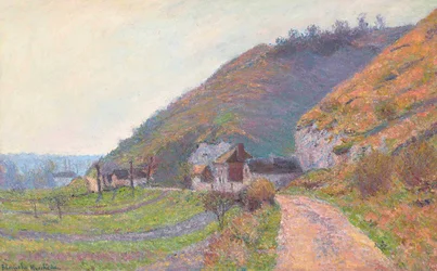 Una strada vicino a Giverny