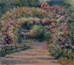 Pergolato di rose a Giverny