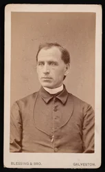 Ritratto del Rev. Joseph Celestine Carrier 1833-1904, prima del 1876