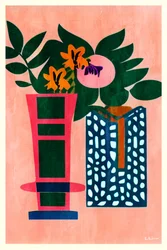 Vasi botanici dai colori vivaci
