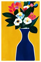 Composizione floreale dai colori vivaci